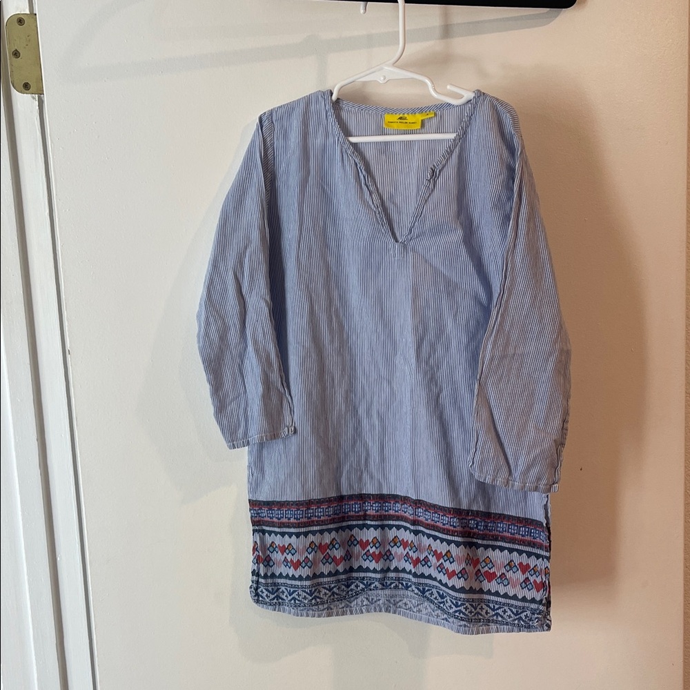 Roberta Roller Rabbit Blue and White Striped Top